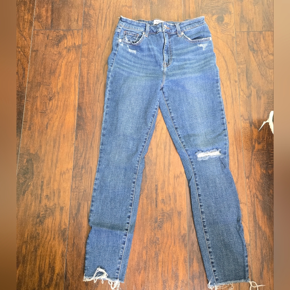 Pistola Blue Distressed Skinny Jeans